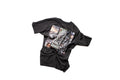 AnyOtherTee No.1 100% organic cotton in vintage black wash with DTG print and embroidered logo